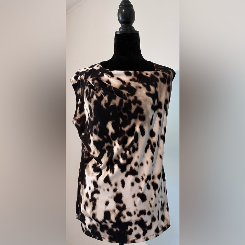 Worthington Animal Print Blouse